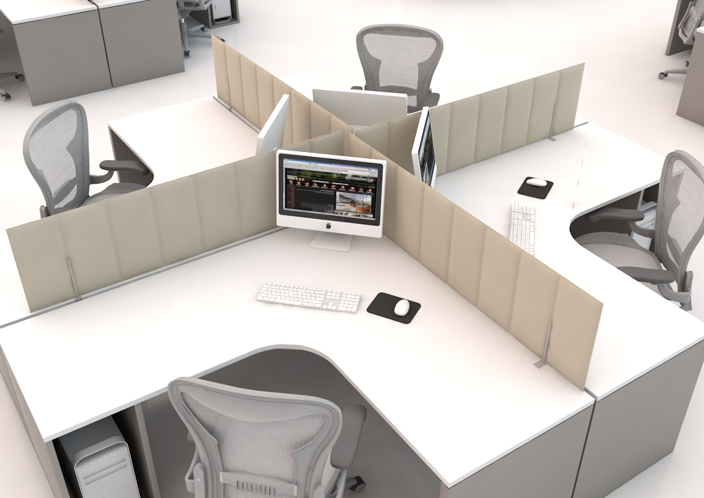 come dividere un ufficio open space